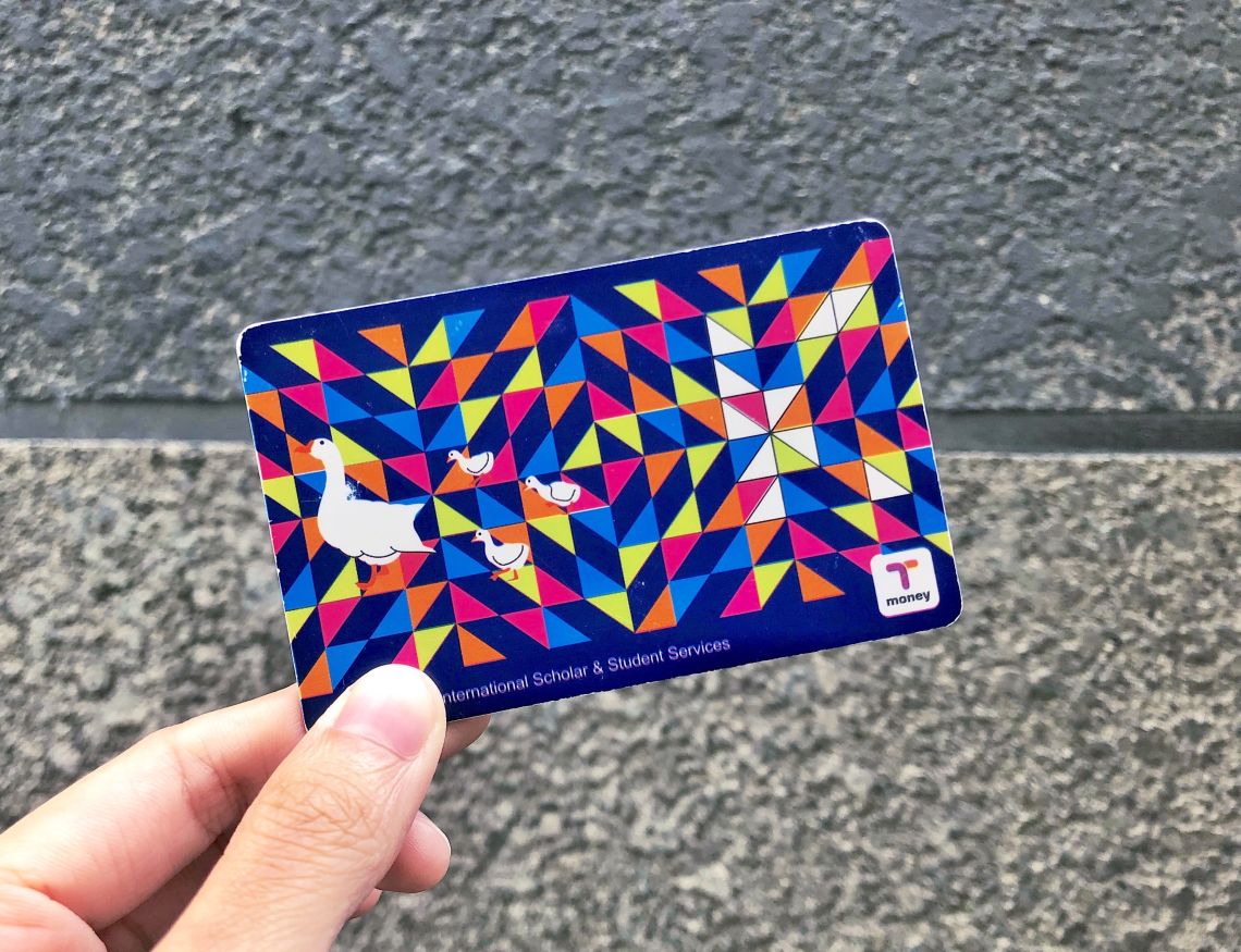 T-Money Card used to ride the subway in Seoul, South Korea